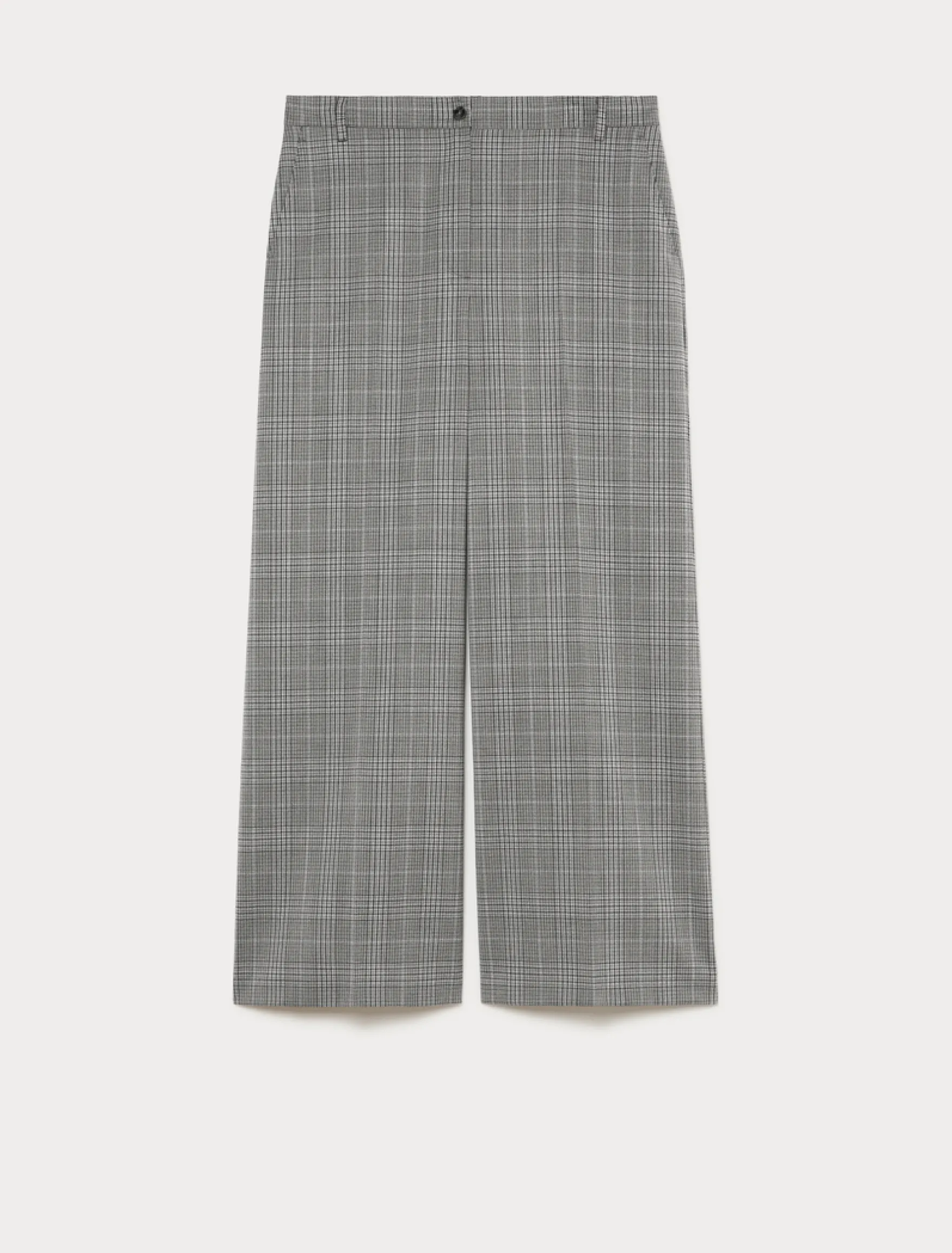 Pantaloni in twill di pura lana - GRIGIO MEDIO
