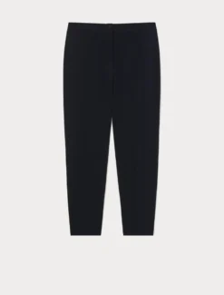 Pantaloni slim in cady - BLU NOTTE