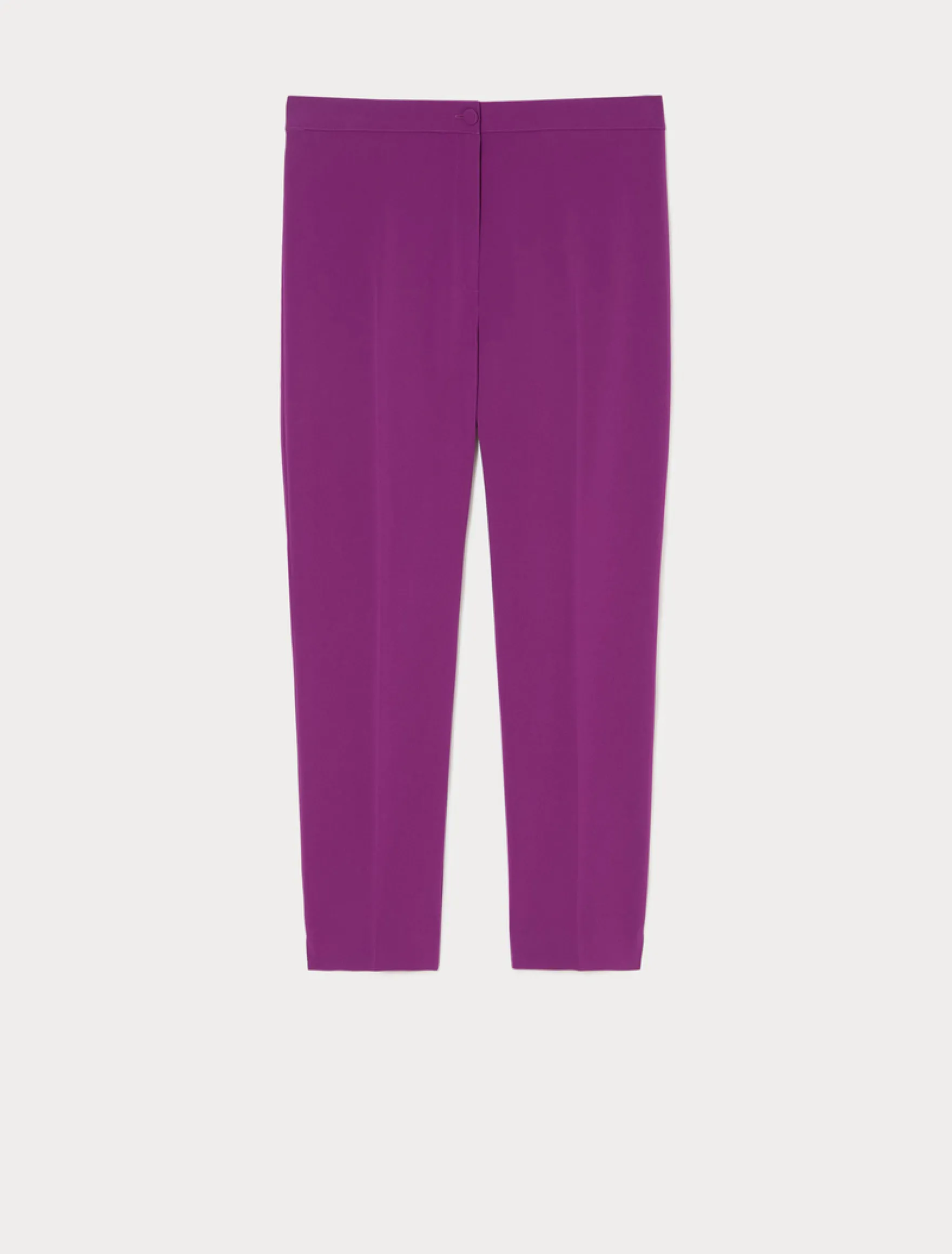 Pantaloni slim in cady - FUXIA VIOLA