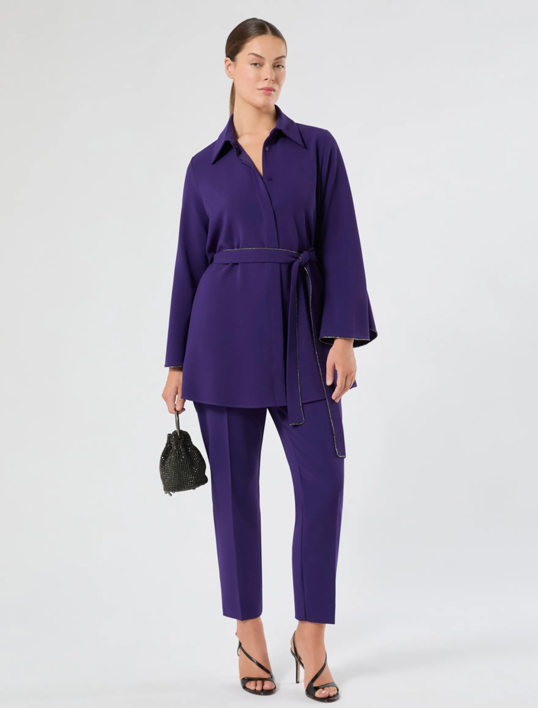Pantaloni slim in cady - VIOLA