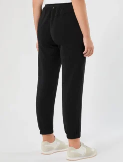 Pantaloni slim in jersey - NERO