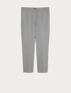 Pantaloni slim in saglia stretch - GRIGIO MEDIO