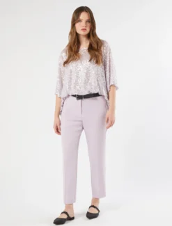 Poncho in paillettes - LAVANDA