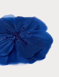 Spilla in organza di seta - BLUETTE