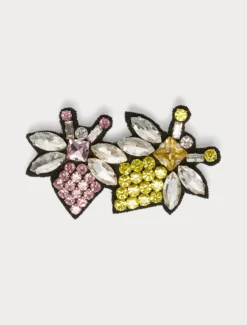 Spille con strass - ROSA