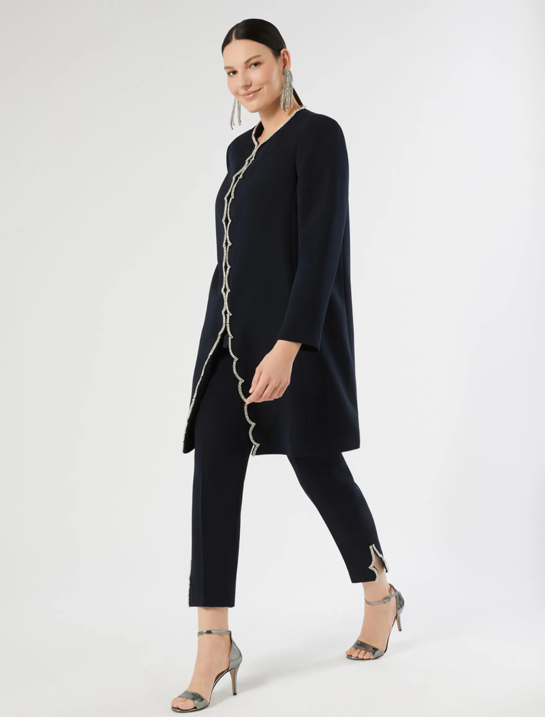 Spolverino in cady - BLU NOTTE