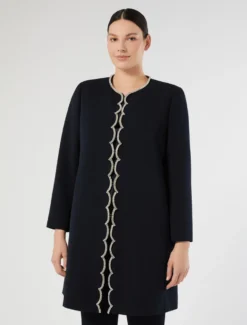 Spolverino in cady - BLU NOTTE