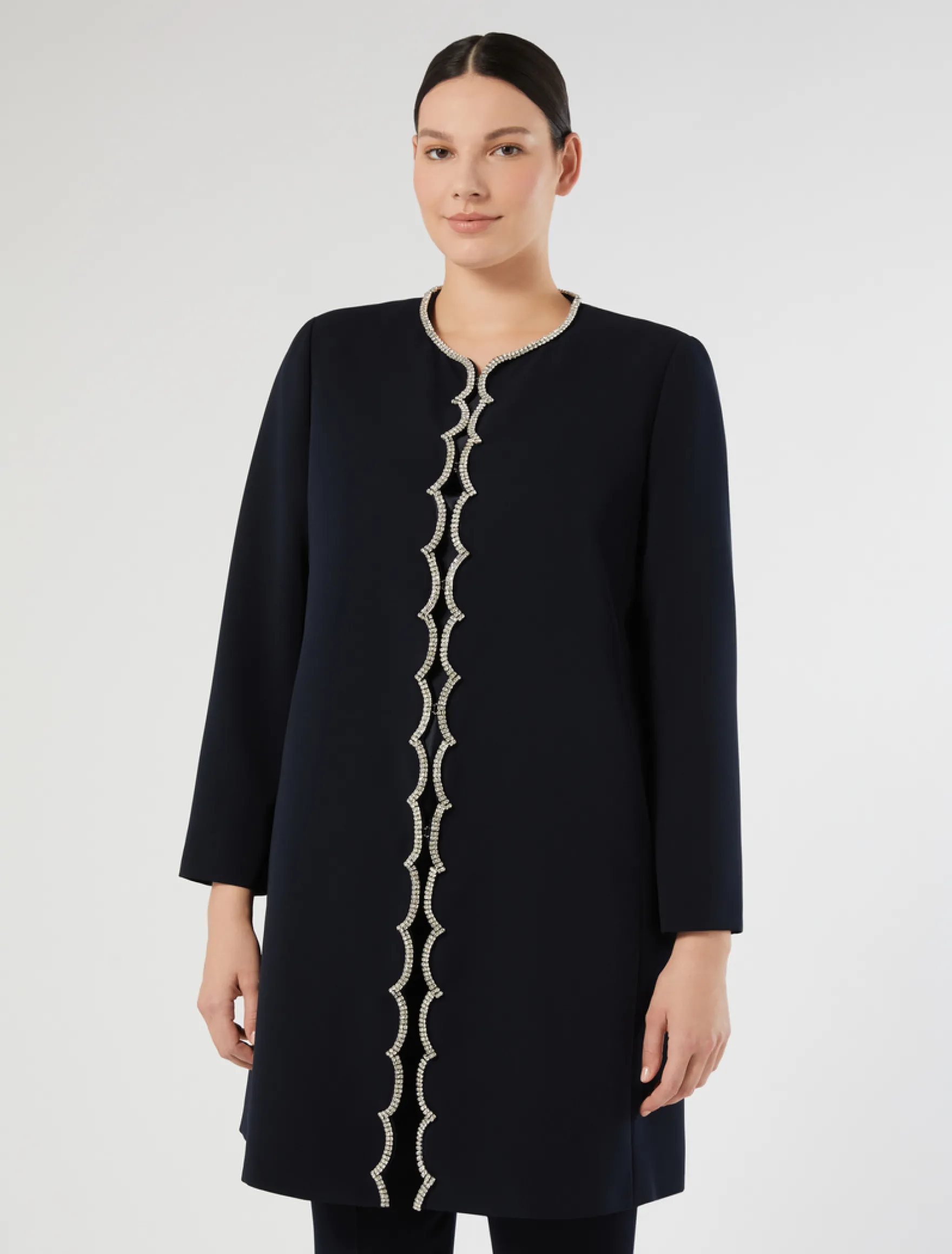 Spolverino in cady - BLU NOTTE