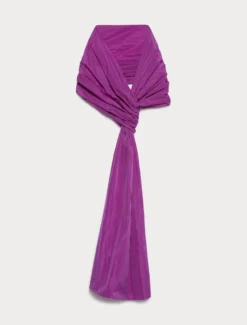 Stola in taffetà - FUXIA VIOLA