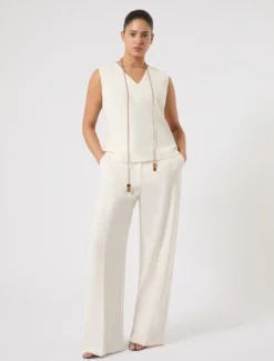 Top in cady - BIANCO AVORIO