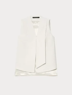 Top in cady - BIANCO AVORIO