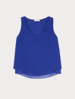 Top in crêpe georgette - BLUETTE