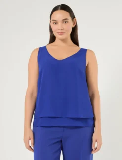 Top in crêpe georgette - BLUETTE