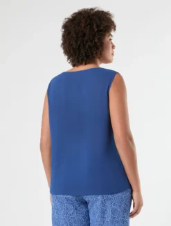 Top in georgette - BLUETTE