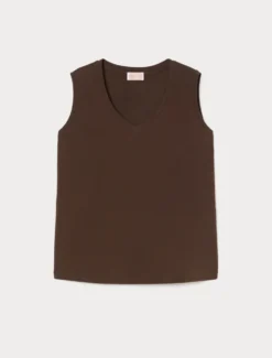 Top in jersey di cotone - CACAO