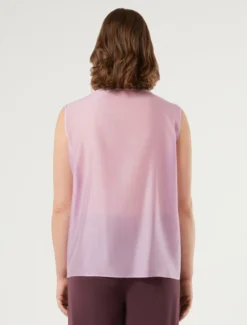Top in mussola di tencel - GLICINE