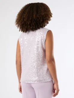 Top in paillettes - LAVANDA