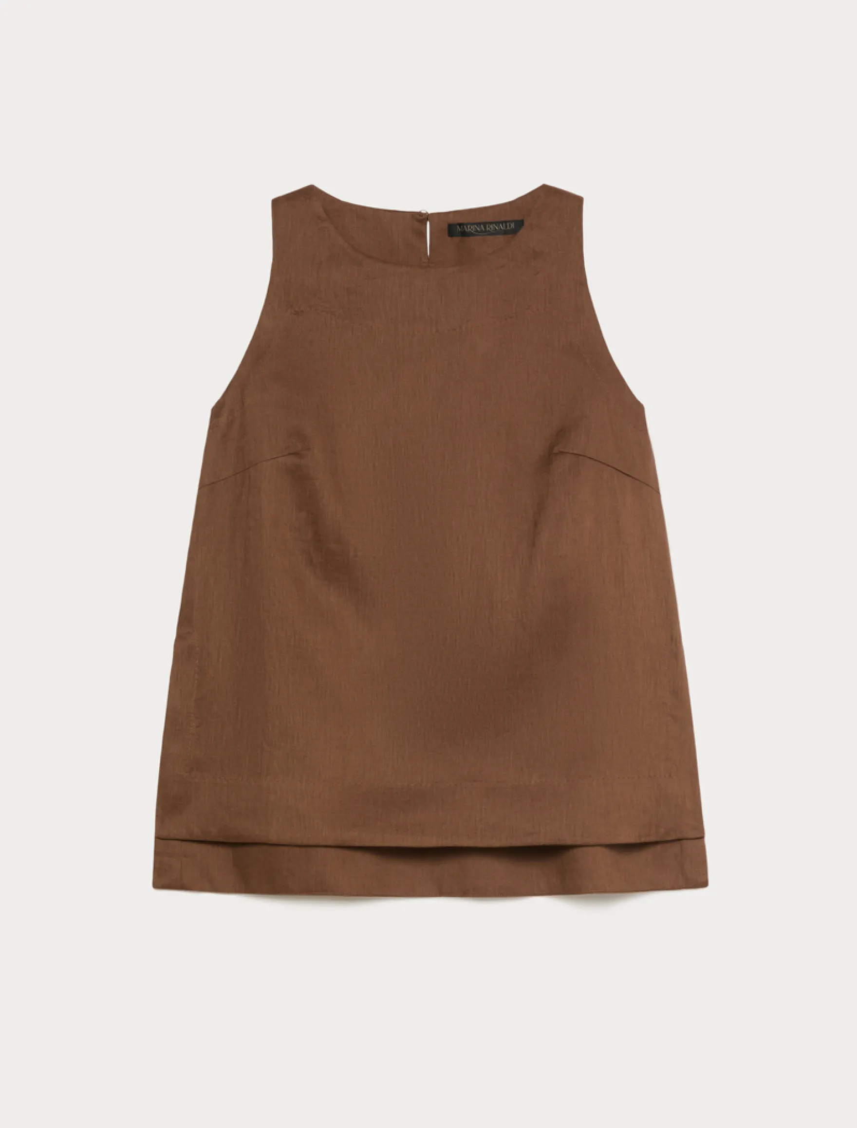Top in tela di lino - CACAO