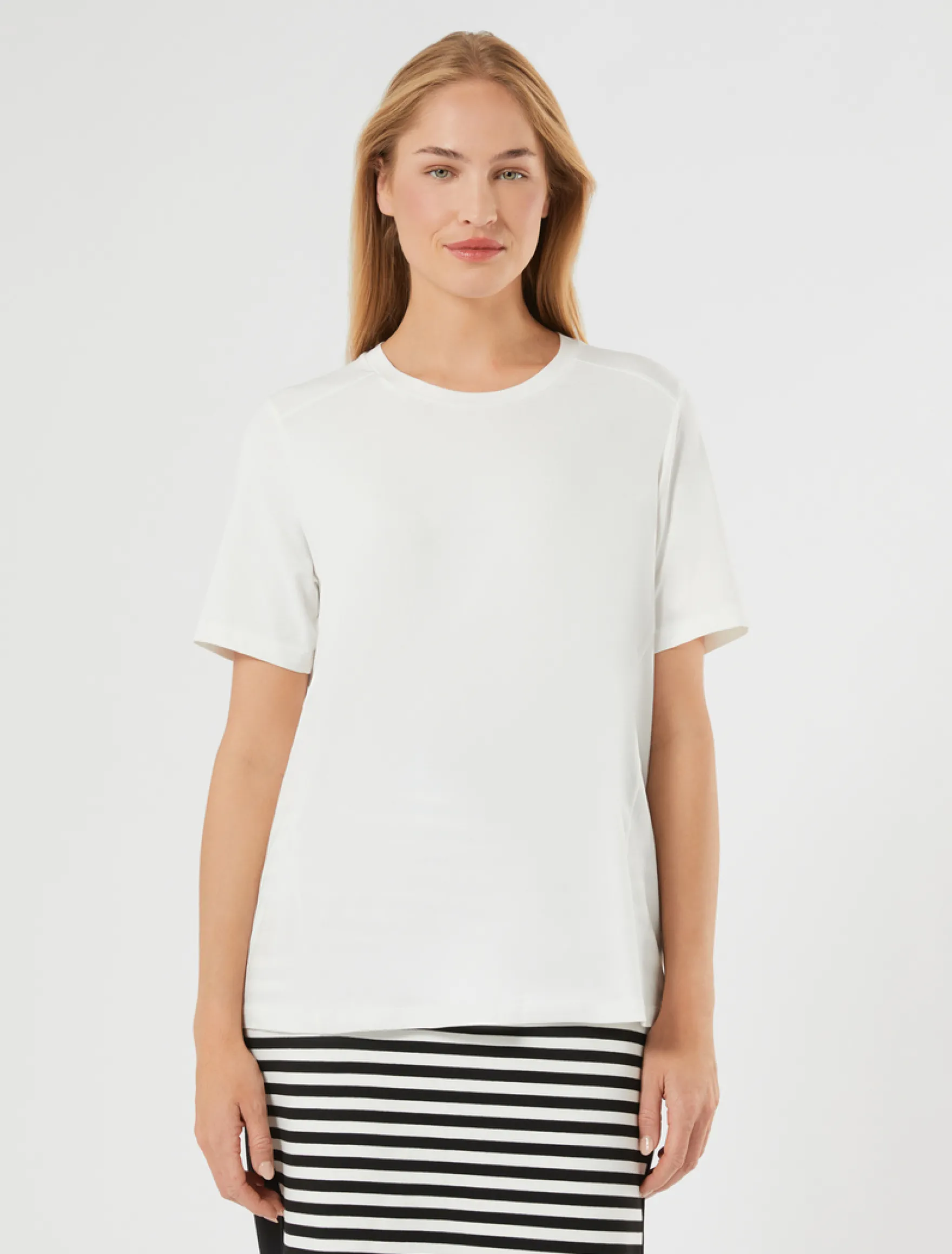 T-shirt in jersey - BIANCO