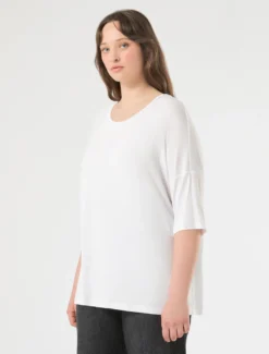 T-shirt in jersey - BIANCO