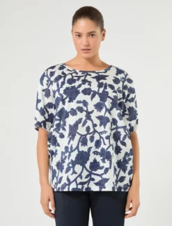 T-shirt in jersey di cotone - BIANCO