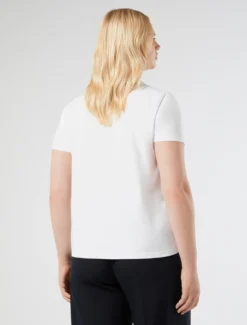 T-shirt in jersey di cotone - BIANCO OTTICO