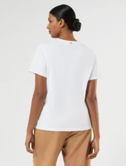 T-shirt in jersey di cotone - BIANCO OTTICO
