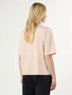 T-shirt in jersey di cotone - ROSA ANTICO