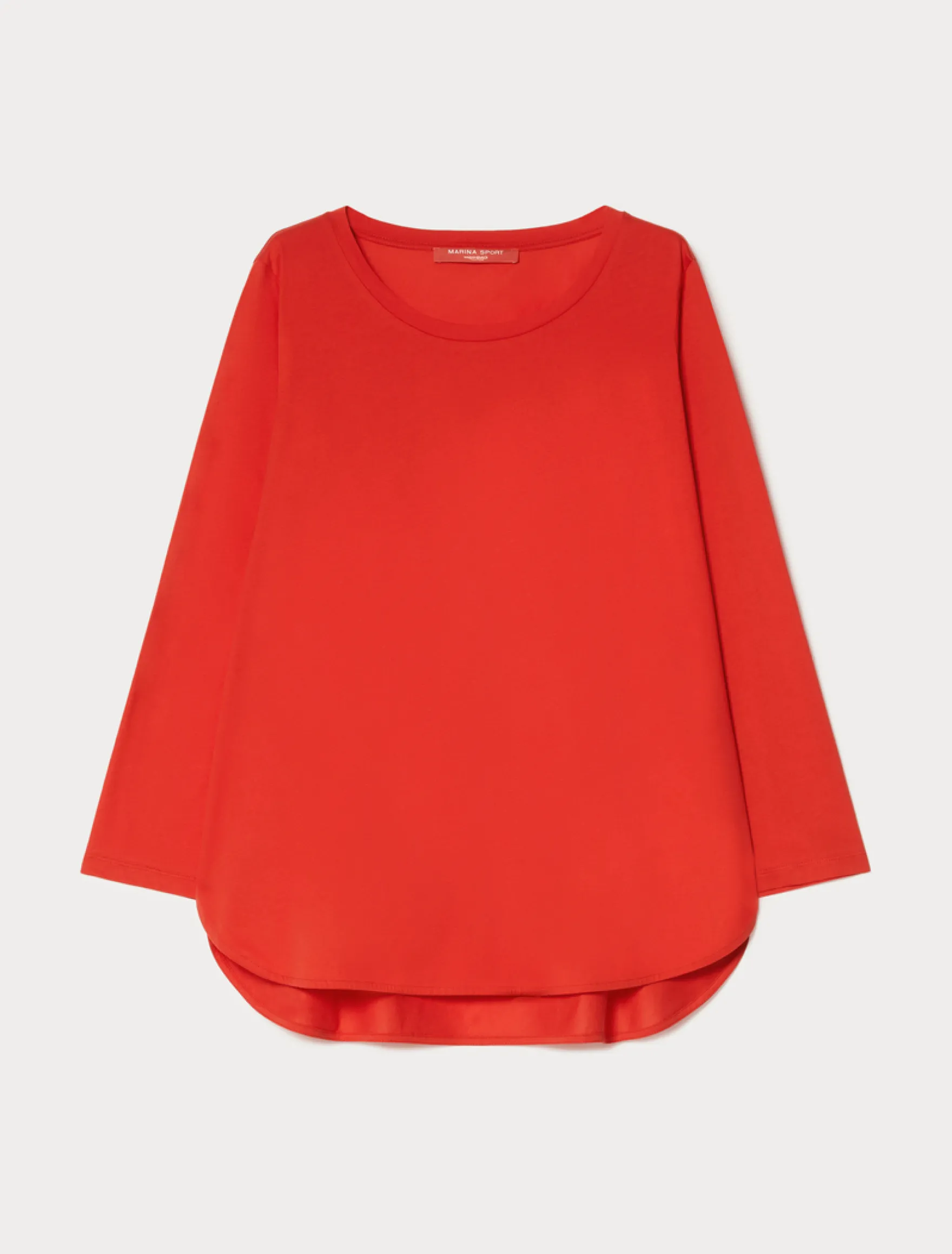 T-shirt in jersey di cotone - ROSSO