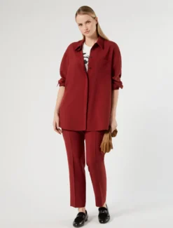 T-shirt in jersey di cotone stretch - BIANCO OTTICO