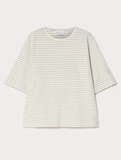 T-shirt in jersey di cotone - TORTORA
