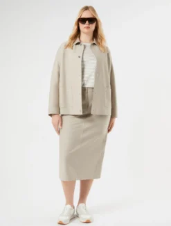 T-shirt in jersey di cotone - TORTORA