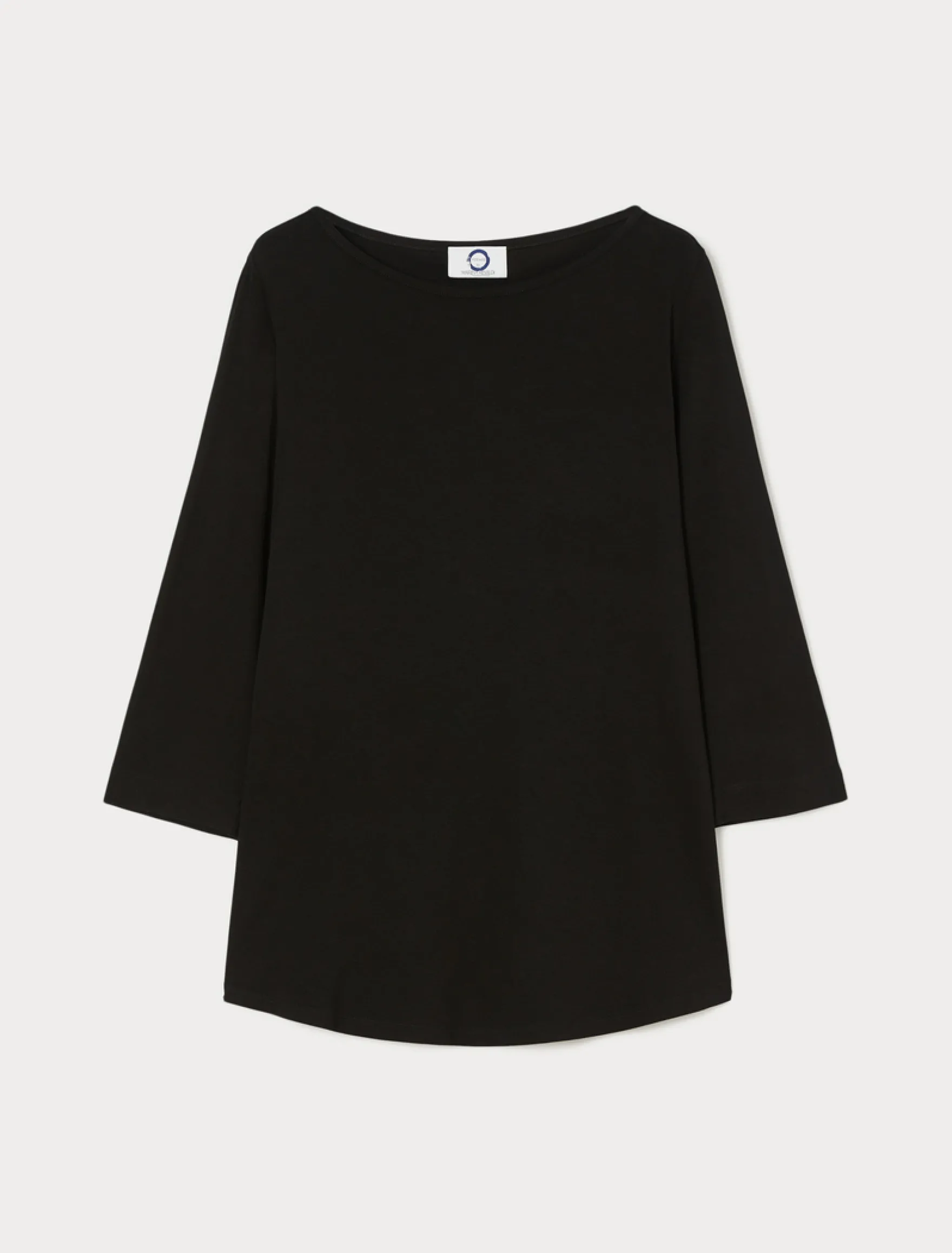 T-shirt in jersey di viscosa - NERO