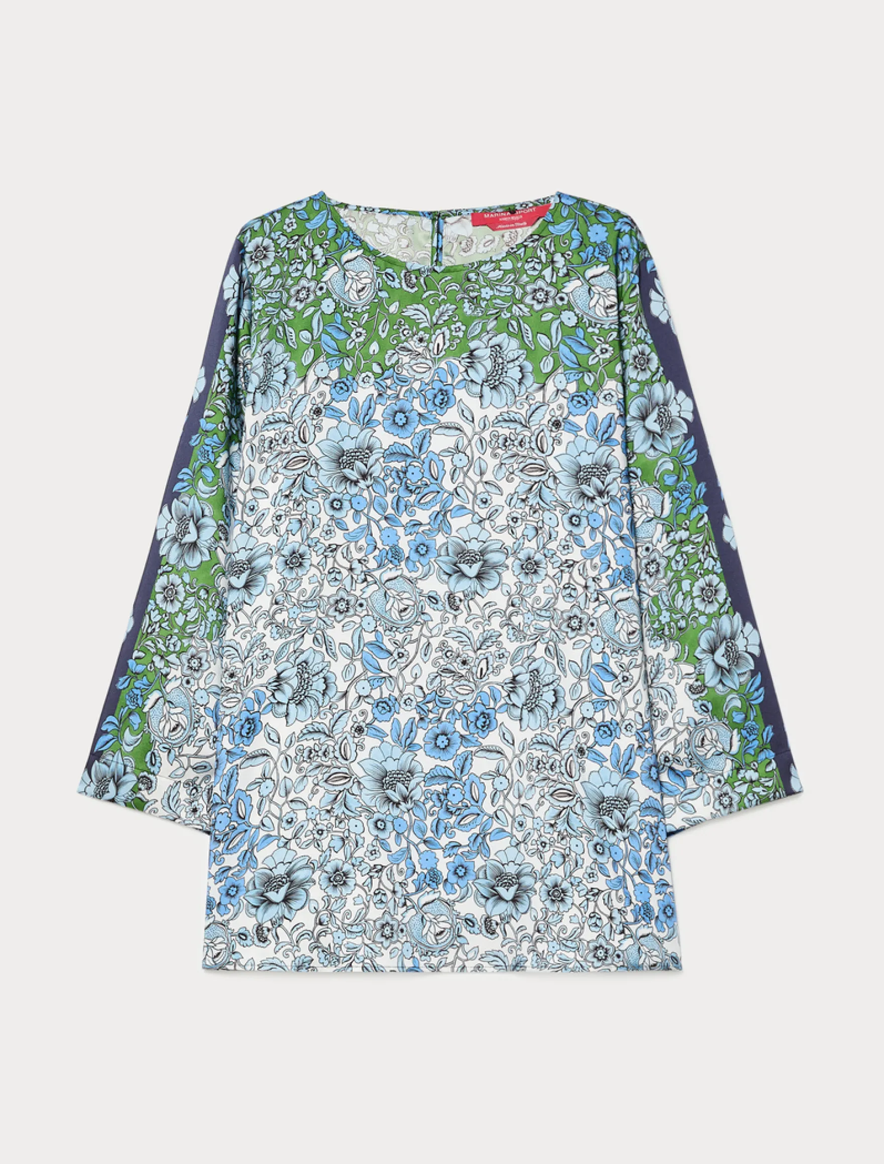 Tunica in twill di viscosa - BIANCO AVORIO